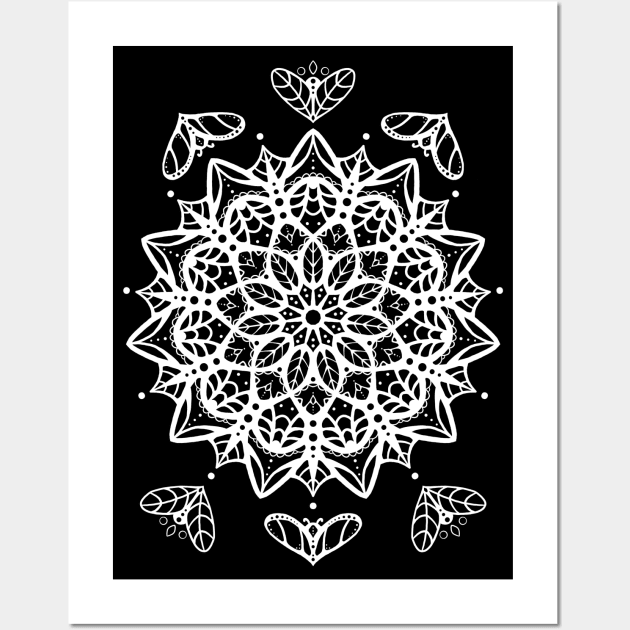 Fleeting Heart Mandala Wall Art by Razumi Yazura